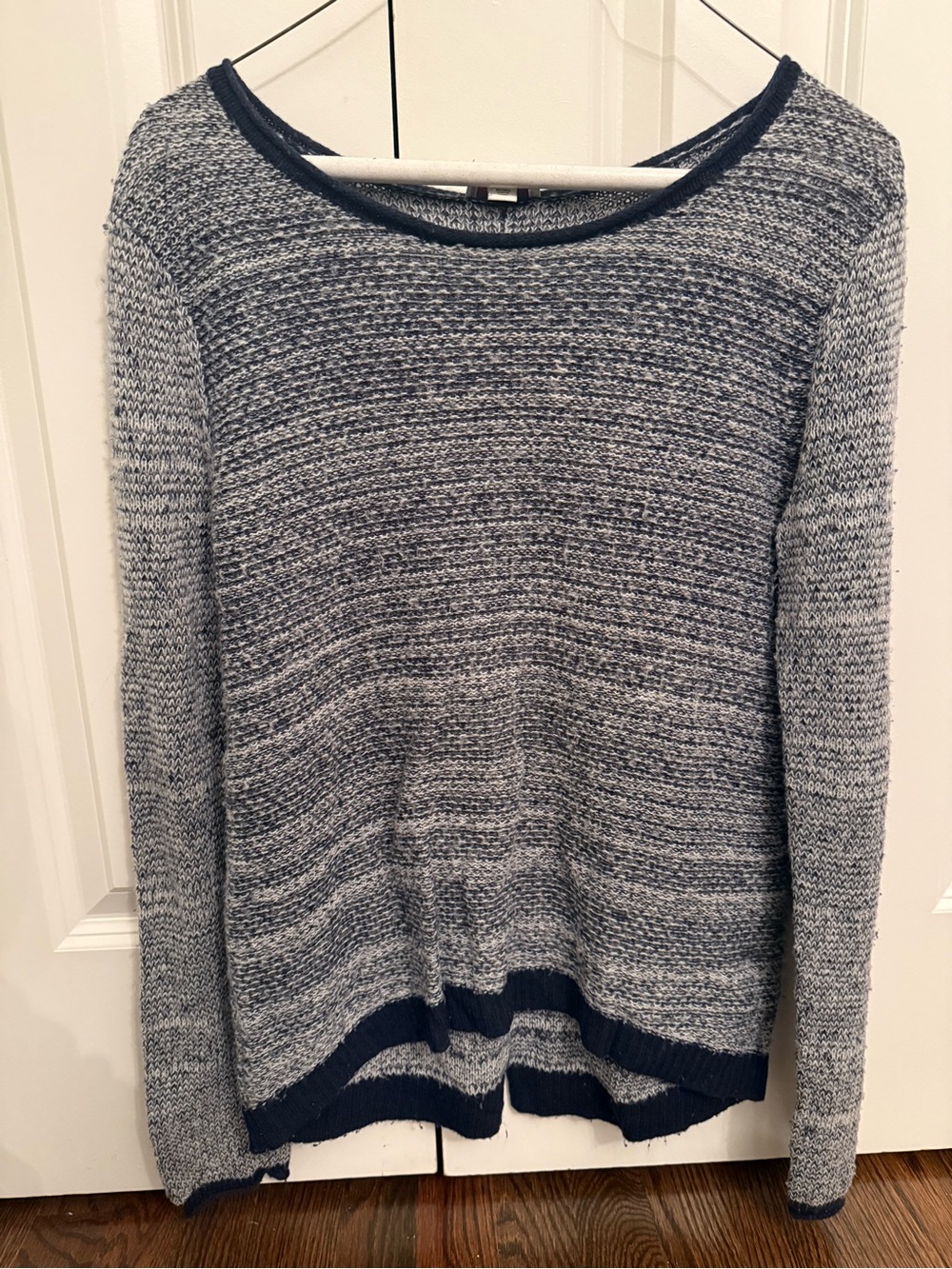 GAP Blue Heather Crewneck Sweater